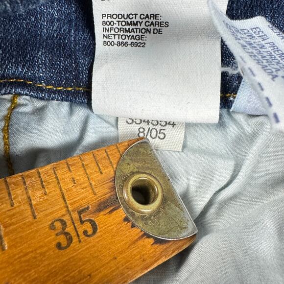 Vintage Y2K Tommy Hilfiger Women’s Jeans Size‎ 4 Blue Bootcut Flare Denim - Picture 10 of 14